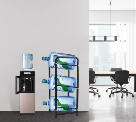 Heavy-Duty Carbon Steel Water Bottle Holder Rack Rustproof and Space Saving- Furaha Finds Kenya