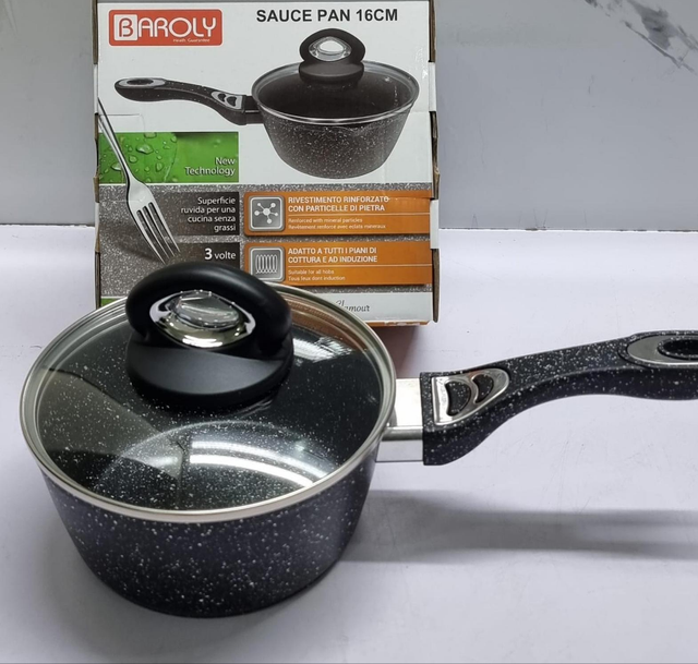 Furaha Finds Granite Pan.