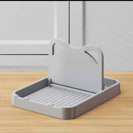 Pot Lid Rack and Spoon Holder – Dual Function Kitchen Organizer