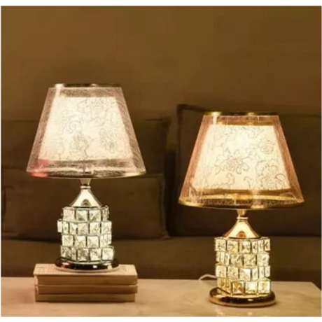 European Crystal Bedside Lamp Elegant Wedding & Home Décor