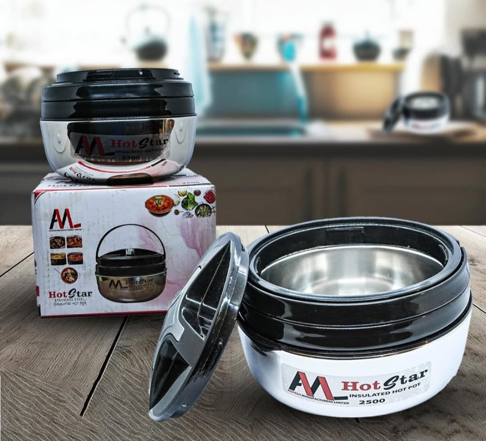 Premium Quality HotStar HotPot  2500ml Capacity.Keep your food warm for long hours and on go.