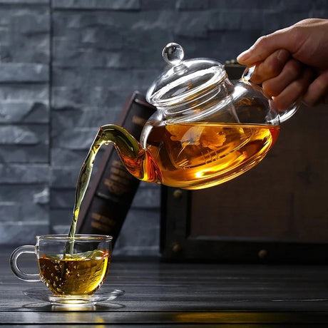 ZenClear Japanese-Style Borosilicate Glass Teapot- Furaha Finds Kenya