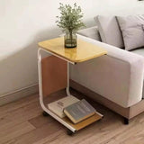 2 Layer Trolley with Matching Insert Pocket Side Stool Table – 58 × 36 × 4.5 cm Side table Carts