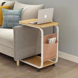 2 Layer Trolley with Matching Insert Pocket Side Stool Table – 58 × 36 × 4.5 cm Side table Carts