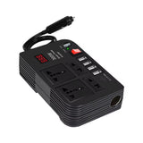 300W Car Power Inverter 12V to 220V Converter with 4 USB Ports & 2 AC Sockets.