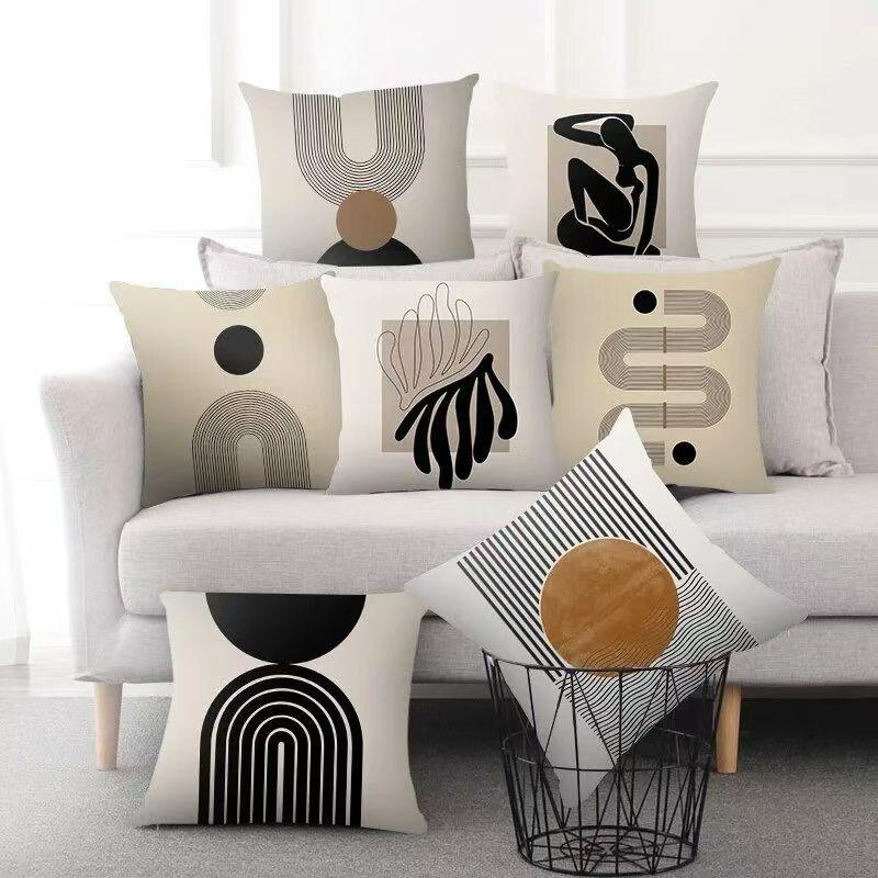 100% Cotton Pillow Cover – 45x45cm Decorative Cushion Case