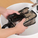 3-Piece Waterproof Travel Bag Set – Multipurpose Pouches for Toiletries, Makeup & Wet Clothes