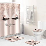 Furaha Finds 4-Piece Bathroom Shower Curtain Set 