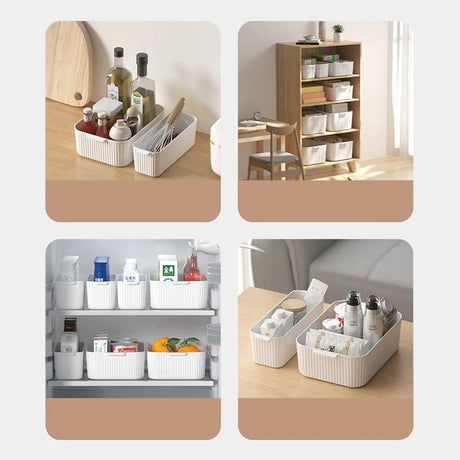 3 Pcs Set Multipurpose Storage Boxes Versatile Use for Kitchen, Fridge, Bathroom Office- Furaha Finds Kenya
