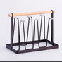 Furaha Finds Metallic Glass/Cup Holder with Bamboo Base