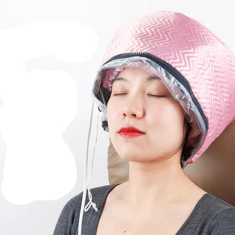 Hair Steamer Cap Restocked 3 Level Temperature Control Waterproof & Portable Design (Pink, Red)- Furaha Finds Kenya