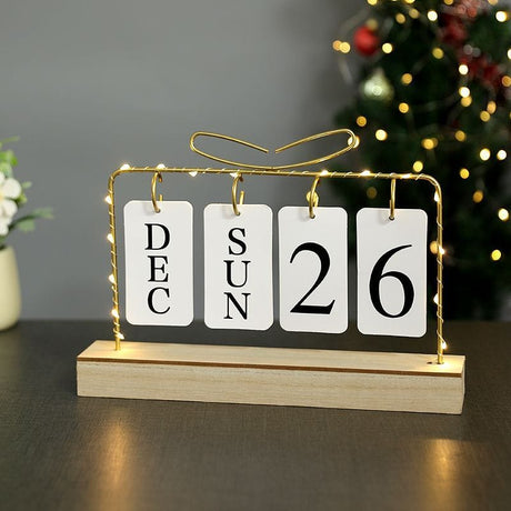 Stylish Desktop Calendar with Light