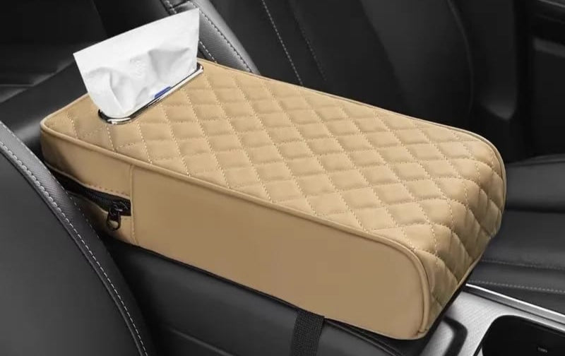 Furaha Finds Car Armrest with Tissue Storage