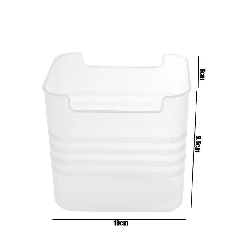 Fridge Organization Containers Set of 5 Plastic Storage Bins for Kitchen and Refrigerator