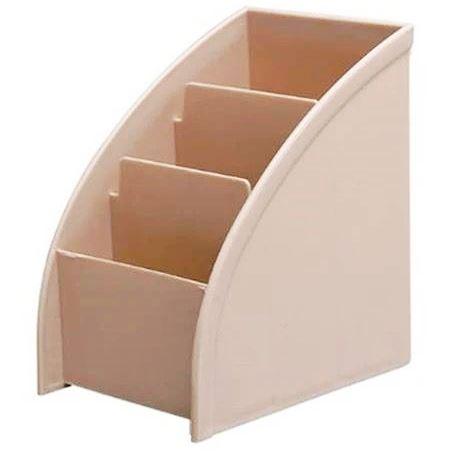 Plastic TV Remote Control & Mobile Phone Holder Washable Home|Office Storage Box, Desktop Organizer
