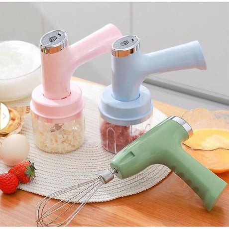 Multifunctional Mixer and Slicer Available in Green, Pink & Blue