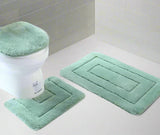 Furaha Finds 3pcs toilet mat set 
