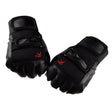 Furaha Finds high quality leather gym gloves with adjustable wrist straps padded for comfort grip and wrist support during workouts