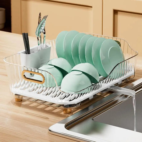 Multifunction Drainer with Automatic Draining Large Capacity Storage for Utensils, Fruits, and Vegetables- Furaha Finds Kenya