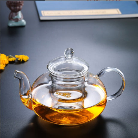 High Quality Borosilicate 800ml Capacity Heat-Resistant Glass Tea Pot| Designed for High Temperatures- Furaha Finds Kenya