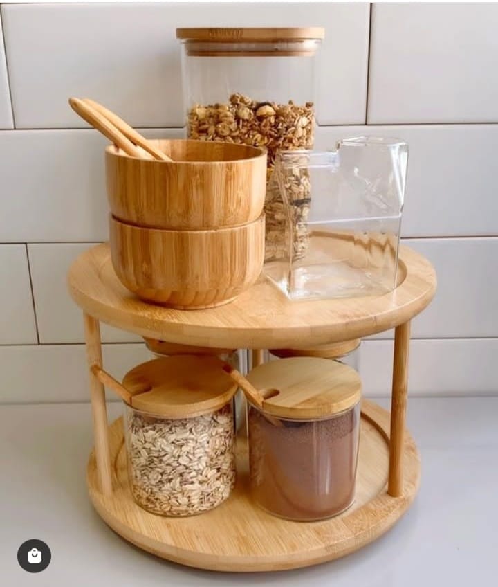Furaha Finds rotating spice rack.