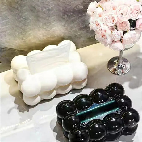 Luxurious Bubble Design Tissue Box Creative Paper Towel Dispenser for Kitchen & Living Room- Furaha Finds Kenya