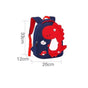 3D Dinosaur Cartoon Kids School Bag Cute Toddler Backpack, Large Size 33x26x12cm and Medium Size 30x24x11cm