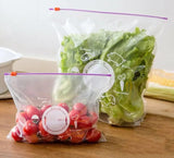 Reusable 2kg Ziplock Food Storage Bags | Freezing & Heating, Vacuum Sealed (20pc Set)