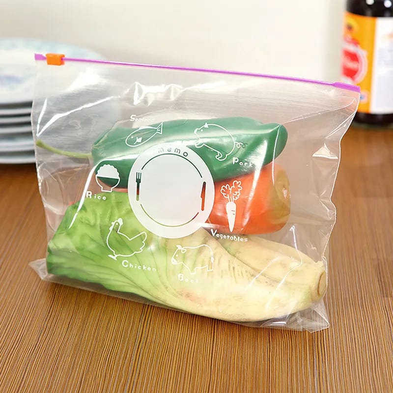 Reusable 2kg Ziplock Food Storage Bags | Freezing & Heating, Vacuum Sealed (20pc Set)