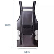 Waterproof Transparent Kitchen Apron Oil Resistant, Wipeable Apron with Pockets for Men & Women, 64x98cm- Furaha Finds Kenya