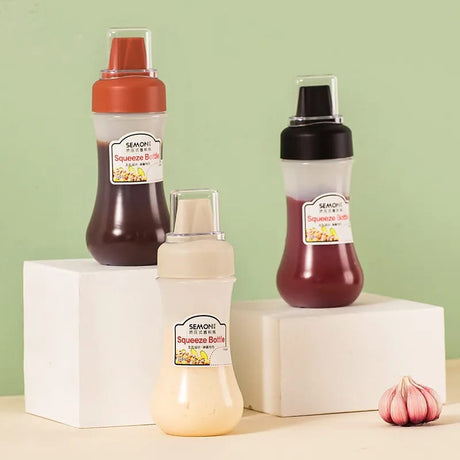350ml Five-Hole Sauce Squeeze Bottle – Plastic Ketchup, Honey, and Condiment Dispenser for Kitchen Use- Furaha Finds Kenya