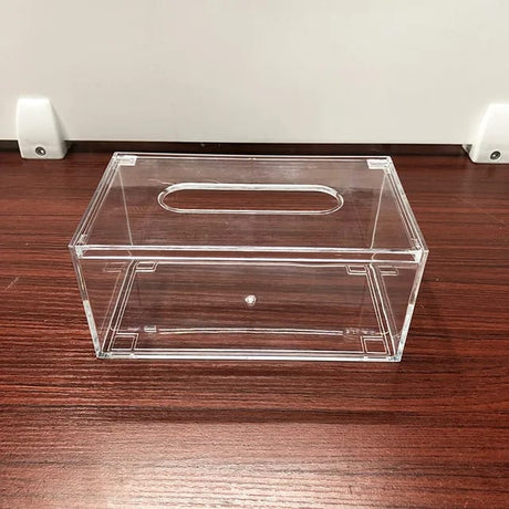 Transparent Clear Acrylic Serviette Napkin Holder | 22x12x9cm | Modern and Elegant Tabletop Organizer- Furaha Finds Kenya