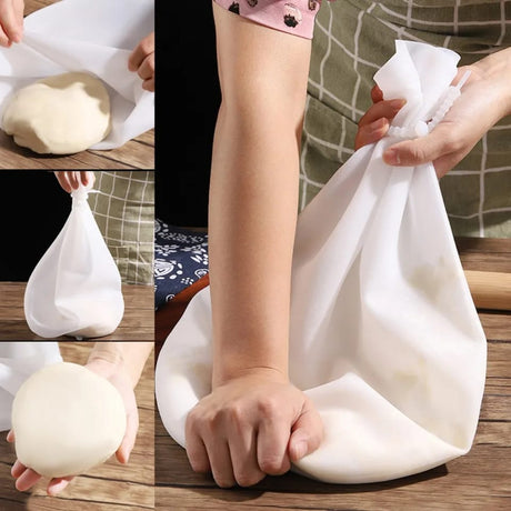 Large Food Grade Silicone Dough Kneading Bag | Flour & Dough Mixer for Bread, Pastry, and Pizza- Furaha Finds Kenya