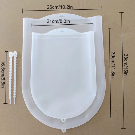 Large Food Grade Silicone Dough Kneading Bag | Flour & Dough Mixer for Bread, Pastry, and Pizza- Furaha Finds Kenya
