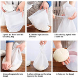Medium Food Grade Silicone Dough Kneading Bag | Flour & Dough Mixer for Bread, Pastry, and Pizza | Bakeware