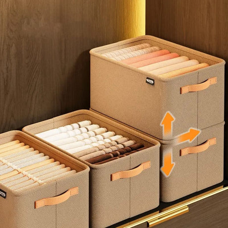 Collapsible Clothing Organizer Medium Closet Storage for Clothes, Pants, Drawers, and Toys- Furaha Finds Kenya