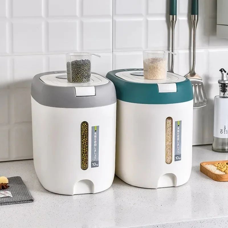 Furaha Finds 10 kg Storage Containers Durable, space saving food and grain storage solutions with airtight seal for kitchen and pantry organization.