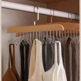 Furaha Finds Wooden Plank Multipurpose 8 Hook Hanger | Wall Mounted Organizer for Coats, Hats, Bags, and Keys