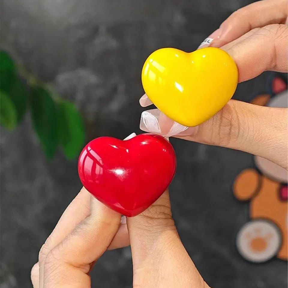 Furaha Finds Heart Shape Toilet Presser  Stylish and Functional Toilet Handle Press for Bathroom Decor