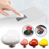 Furaha Finds Heart Shape Toilet Presser  Stylish and Functional Toilet Handle Press for Bathroom Decor