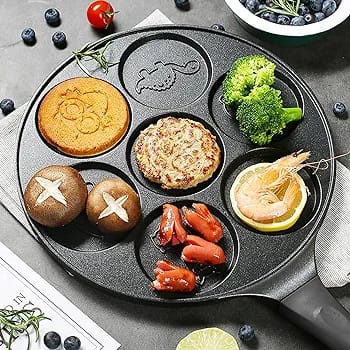 Furaha Finds 7-Hole Non-Stick Pancake Pan 