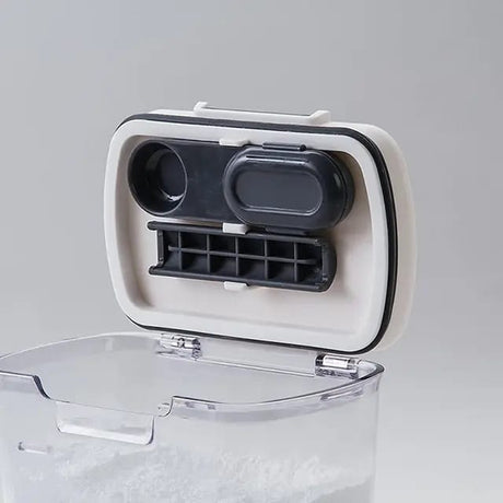 4pcs Airtight Storage Containers with Spoons | 4.6L, 2.7L, 1.3L & 0.35L- Furaha Finds Kenya