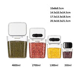 4pcs Airtight Storage Containers with Spoons | 4.6L, 2.7L, 1.3L & 0.35L- Furaha Finds Kenya