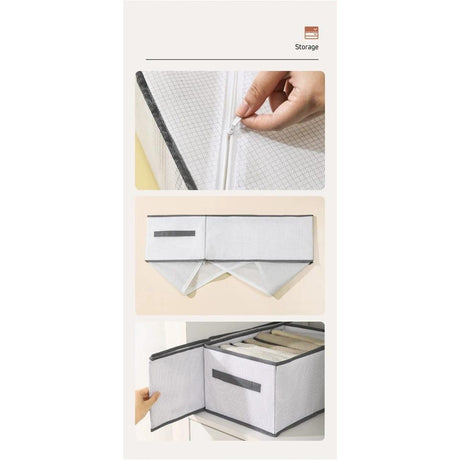 9 Grid Multipurpose Organizer Foldable Clothes, Underwear, Bra, and Accessories Drawer Divider- Furaha Finds Kenya