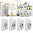 10 Pcs Heavy-Duty Self-Adhesive Wall Hooks | No-Drill, Waterproof & Removable- Furaha Finds Kenya