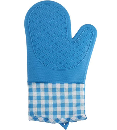 Silicon Oven Gloves (2pcs) | Insulated, Waterproof, Non Slip Design | 28cm x 18cm- Furaha Finds Kenya