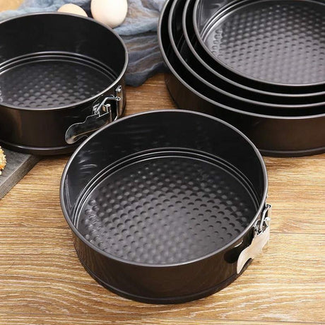 6 Piece Baking Tins Set NonStick Rust Resistant Round Cake Pans with Quick Release Design (Sizes 18/20/22/24/26/28cm)- Furaha Finds Kenya