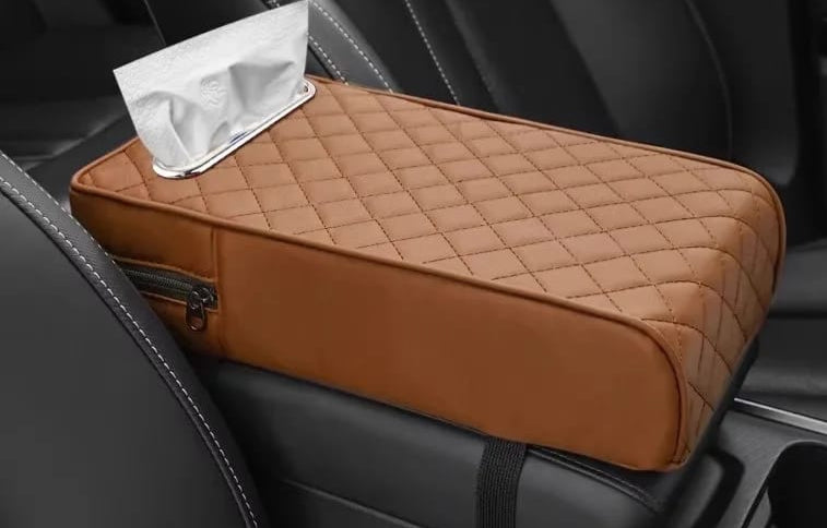 Furaha Finds Car Armrest with Tissue Storage