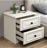 Furaha Finds Nordic Luxury Double Drawer Bedside Cabinet