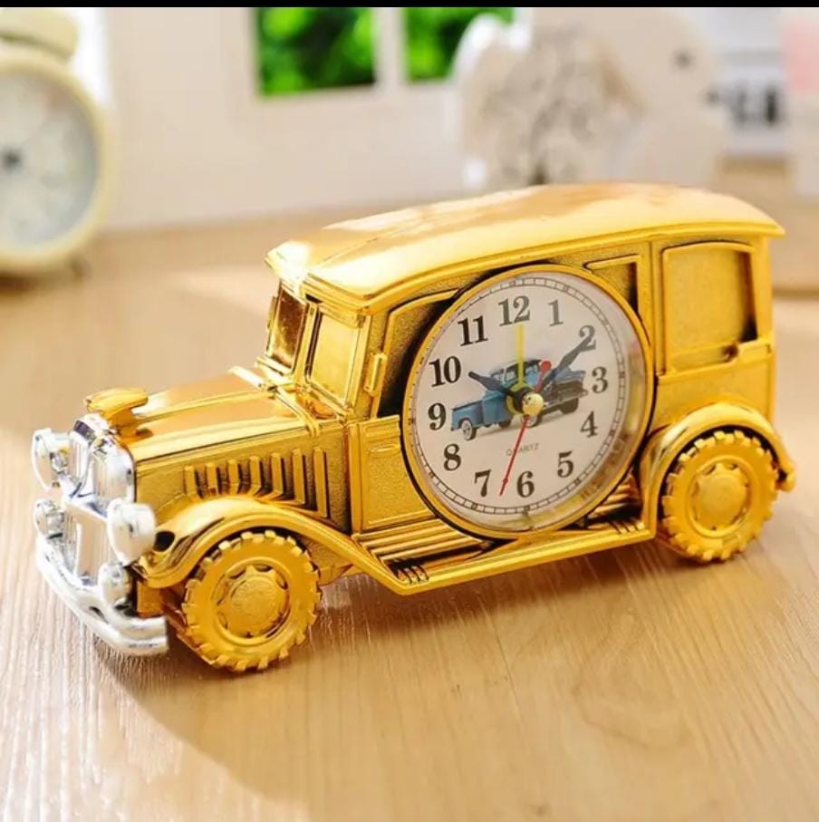 Retro Vintage Car Alarm Clock Classic Decorative Alarm Clock for Home, Office, and Bedroom
